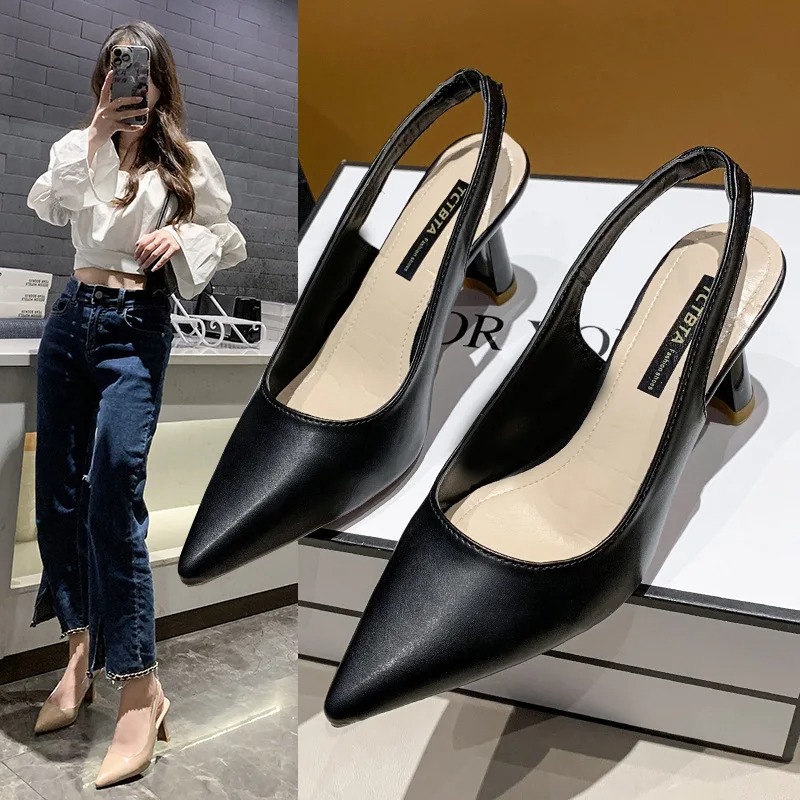 The comfortable high heel adds graceful height while maintaining stability for confident, all-day wear. 1